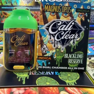 Cali Clear Blacklime Reserve Indica 2G Dual Chamber